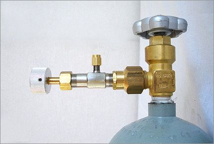 Fine adjustment valve (leak), metal